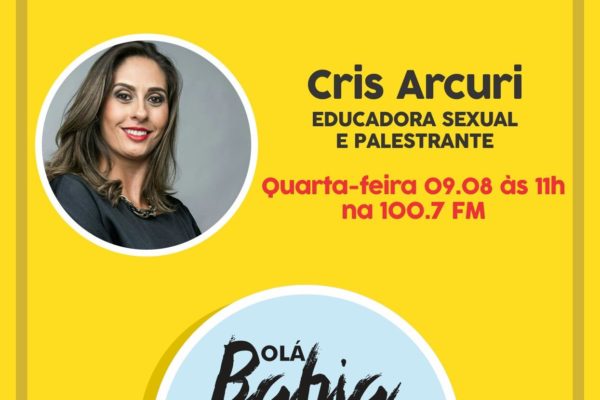 Cris Arcuri na Rádio Popular FM 100.7